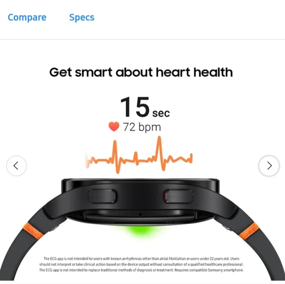 Samsung Galaxy Watch FE Blue - Picture 5 of 11